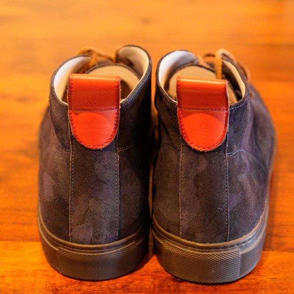 Del Toro Men's Vintage Navy Camo Chukka - Picture 3 of 8